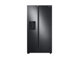 27.4 cu. ft. Large Capacity Side-by-Side Refrigerator in Black Stainless Steel