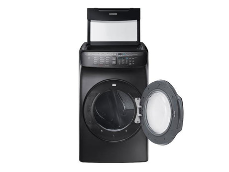 7.5 cu. ft. Smart Electric Dryer with FlexDry™ in Black Stainless Steel