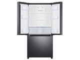 18 cu. ft. Smart Counter Depth 3-Door French Door Refrigerator in Black Stainless Steel