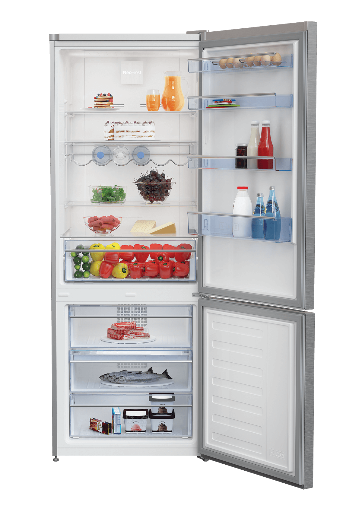 27" Freezer Bottom Stainless Steel Refrigerator