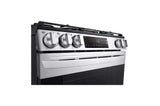 5.8 cu.ft. Gas Single OvenSlide-in Range, EasyClean® plus Self Clean, ThinQ™, Printproof™ StainlessSteel