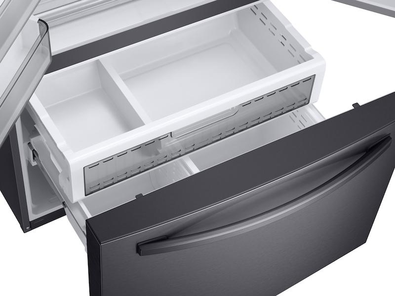 23 cu. ft. 3-Door French Door, Counter Depth Refrigerator with CoolSelect Pantry™ in Black Stainless Steel