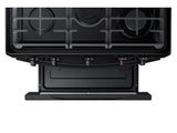 5.8 cu. ft. Freestanding Gas Range with Convection in Black
