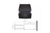Laundry Pedestal - Black Steel
