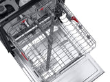 AutoRelease Smart 39dBA Dishwasher with Linear Wash in Black Stainless Steel