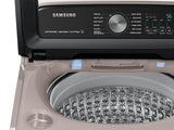 5.2 cu. ft. Large Capacity Smart Top Load Washer with Super Speed Wash in Champagne
