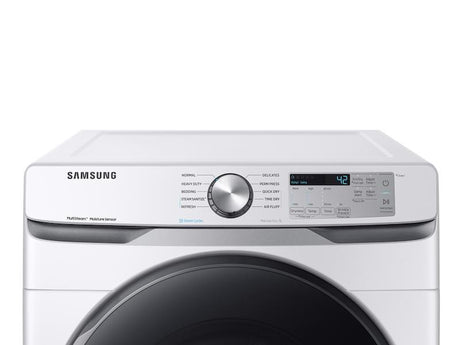 7.5 cu. ft. Electric Dryer with Steam Sanitize+ in White