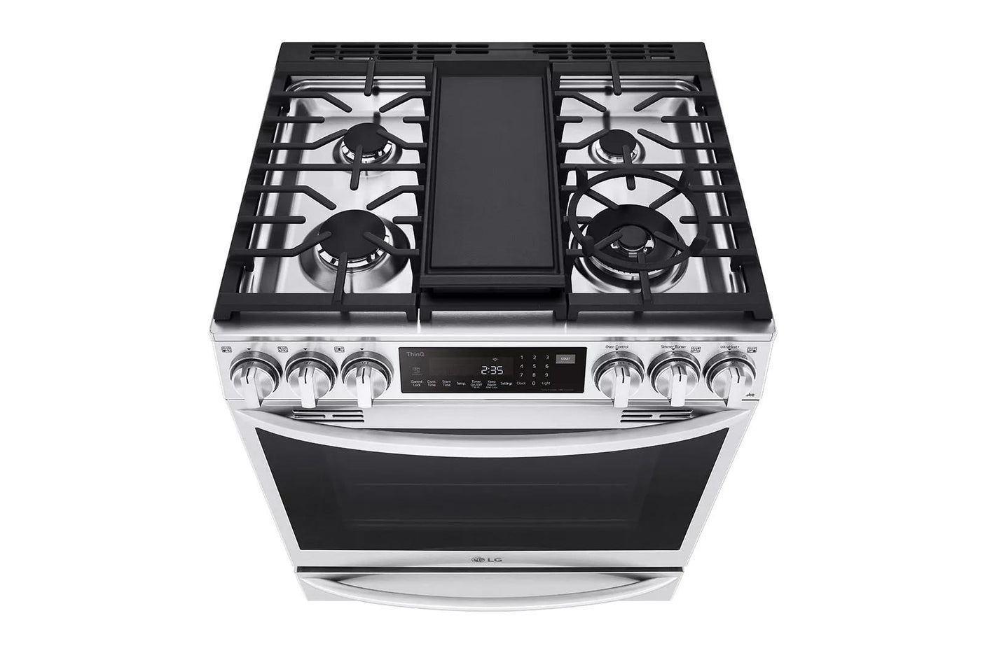 6.3 cu. ft. Smart Gas Slide-in Range with InstaView® ProBake Convection®, Air Fry, and Air Sous Vide