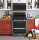 GE Profile™ 30" Free-Standing Gas Double Oven Convection Range