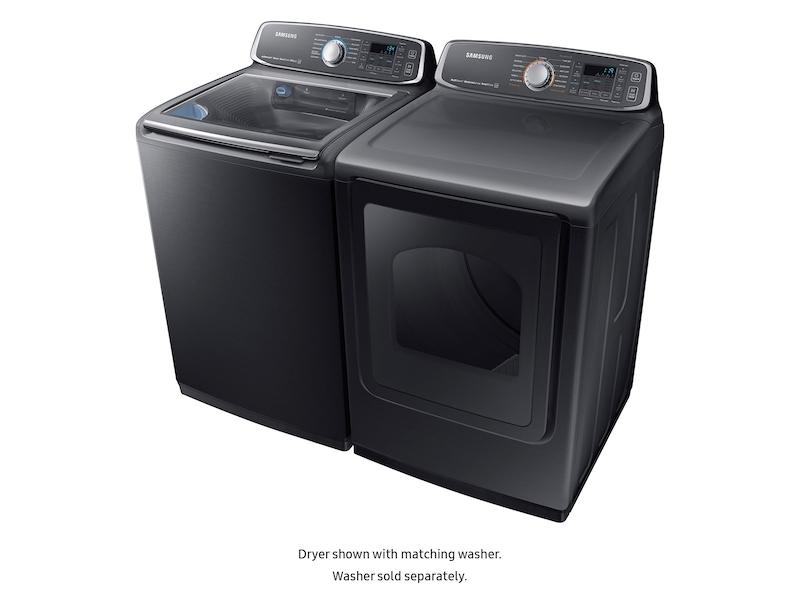 7.4 cu. ft. Gas Dryer in Black Stainless Steel