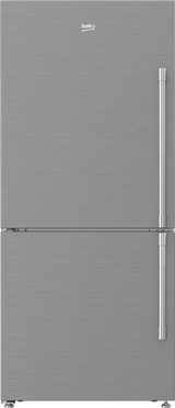 30" Freezer Bottom Stainless Steel Refrigerator with Auto Ice Maker (Left Hinge)
