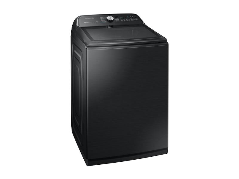 5.4 cu ft Top Load Washer with Super Speed in Black Stainless Steel