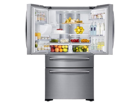 22 cu. ft. Family Hub™ Counter Depth 4-Door French Door Refrigerator in Stainless Steel