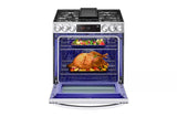 6.3 cu. ft. Smart Dual Fuel Slide-in Range with InstaView®, ProBake Convection®, Air Fry and Air Sous Vide