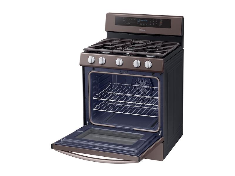 5.8 cu. ft. Freestanding Gas Range with True Convection in Tuscan Stainless Steel