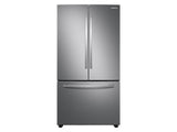 28 cu. ft. Large Capacity 3-Door French Door Refrigerator with Internal Water Dispenser in Stainless Steel