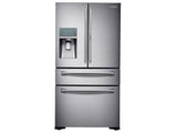 22 cu. ft. Food Showcase Counter Depth 4-Door French Door Refrigerator in Stainless Steel