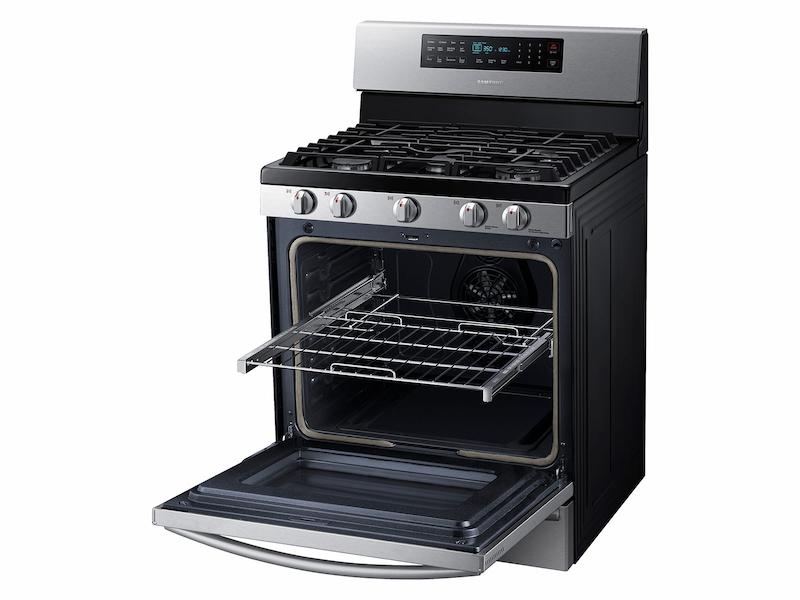 5.8 cu. ft. Gas Range with True Convection in Stainless Steel