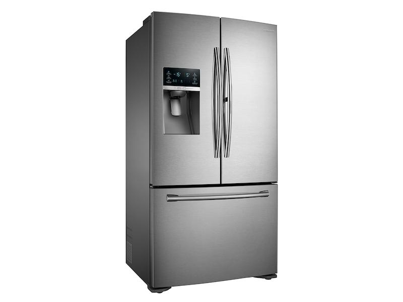 23 cu. ft. Food Showcase Counter Depth 3-Door Refrigerator in Stainless Steel