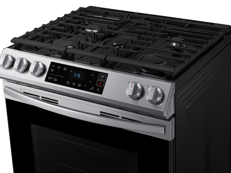6.0 cu. ft. Smart Slide-in Gas Range in Stainless Steel