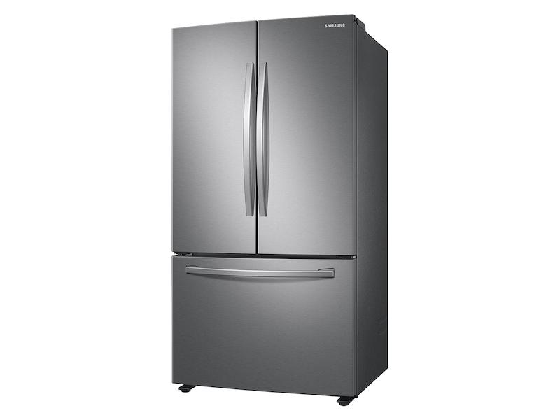 28 cu. ft. Large Capacity 3-Door French Door Refrigerator with Internal Water Dispenser in Stainless Steel