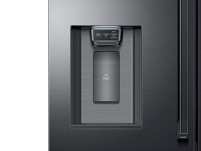 22 cu. ft. Family Hub™ Counter Depth 4-Door French Door Refrigerator in Black Stainless Steel