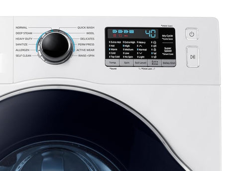 2.2 cu. ft. Compact Front Load Washer with Super Speed in White