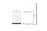 4.1 cu. ft. Top Load Washer with 4-Way Agitator® and TurboDrum™ Technology