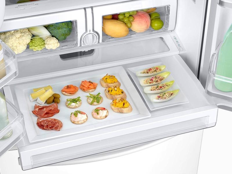26 cu. ft. 3-Door French Door Refrigerator with CoolSelect Pantry™ in White