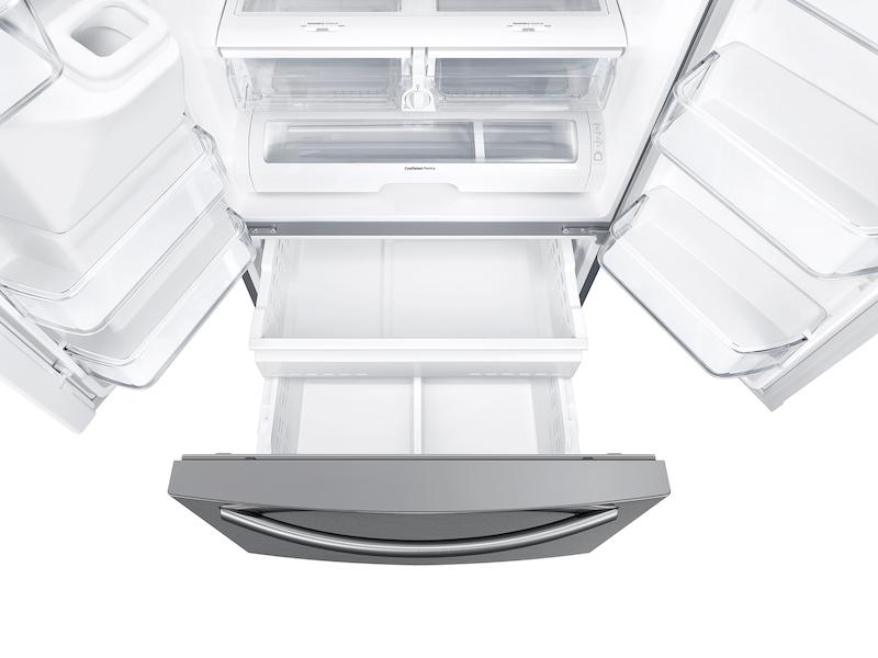24 cu. ft. Family Hub™ 3-Door French Door Refrigerator in Stainless Steel