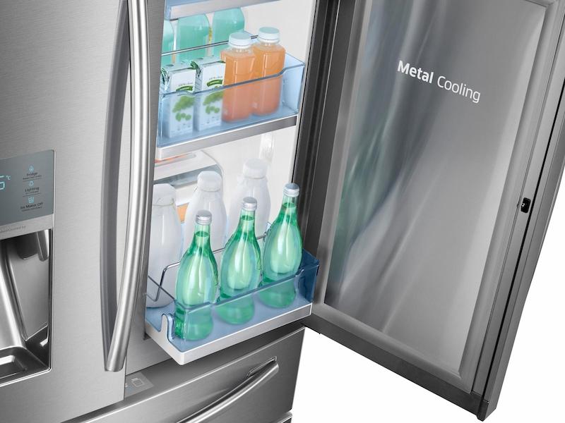 28 cu. ft. Food Showcase 4-Door French Door Refrigerator in Stainless Steel