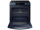 Bespoke Smart Slide-in Electric Range 6.3 cu. ft. with Smart Dial & Air Fry in Navy Steel