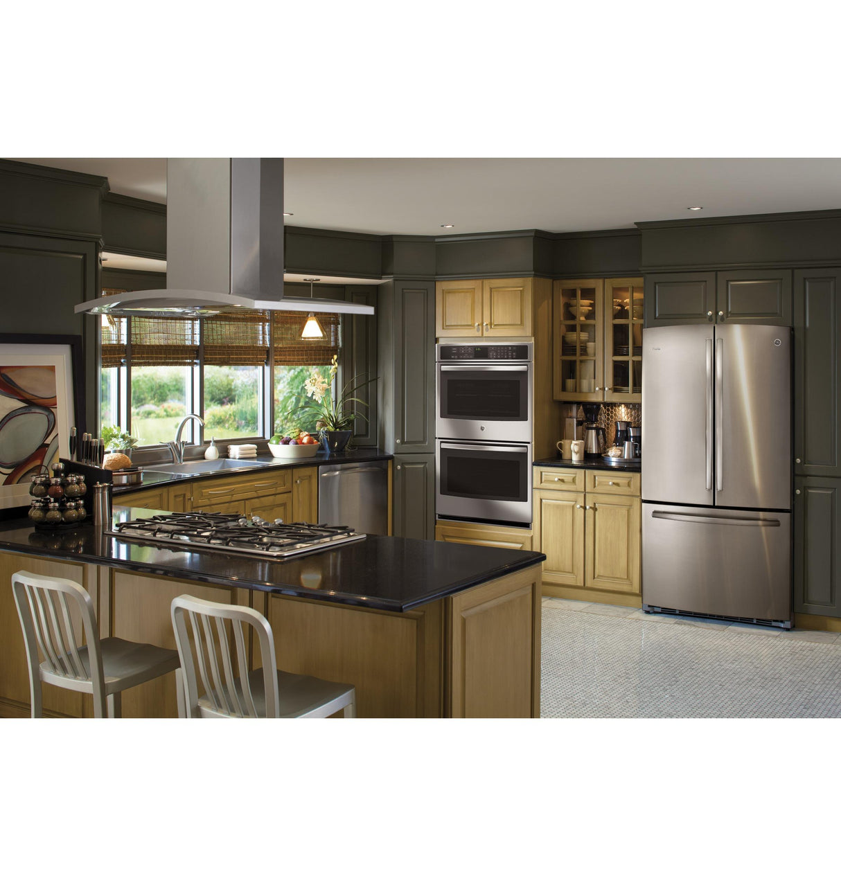 GE Profile™ Series 30" Built-In Double Convection Wall Oven