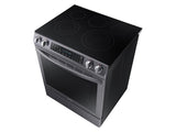 5.8 cu. ft. Slide-In Electric Range in Black Stainless Steel