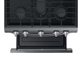 5.8 cu. ft. Freestanding Gas Range with True Convection in Black Stainless Steel