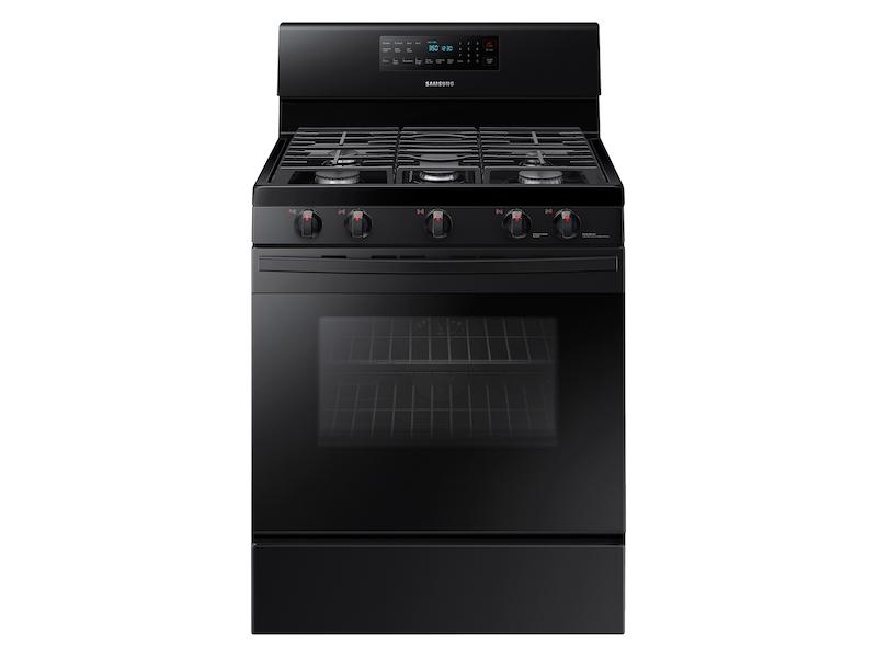 5.8 cu. ft. Freestanding Gas Range with Convection in Black