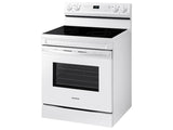 6.3 cu. ft. Smart Freestanding Electric Range with Steam Clean in White