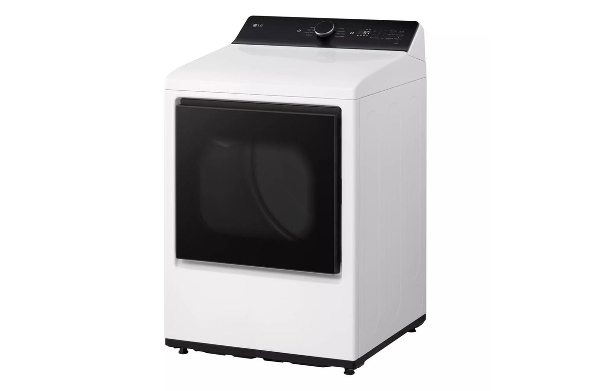 7.3 cu. ft. Ultra Large Capacity Rear Control Electric Dryer with LG EasyLoad™ Door and AI Sensing