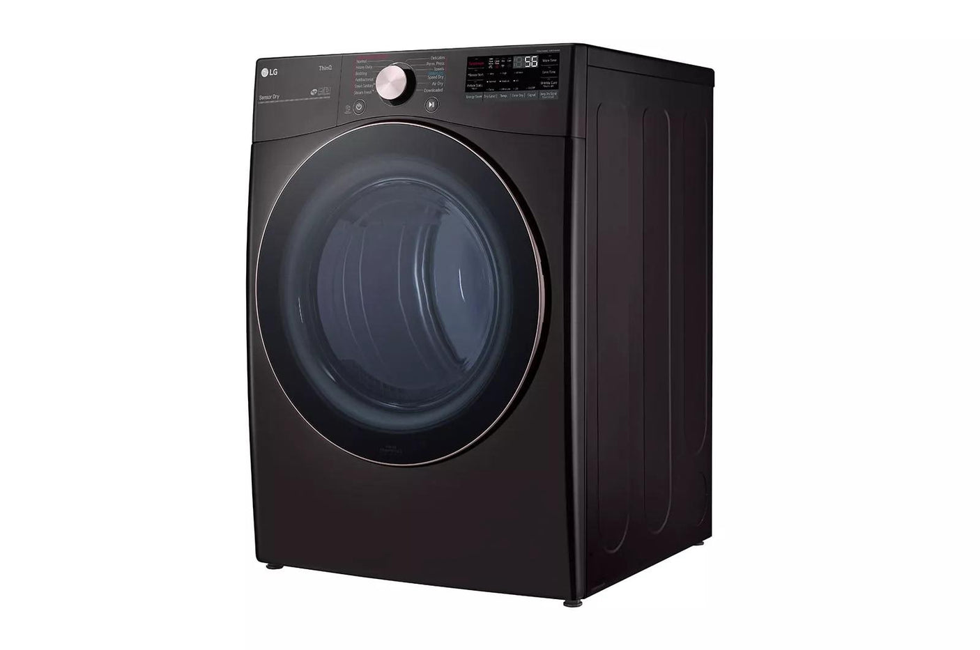 7.4 cu. ft. Ultra Large Capacity Smart wi-fi Enabled Front Load Electric Dryer with TurboSteam™ and Built-In Intelligence