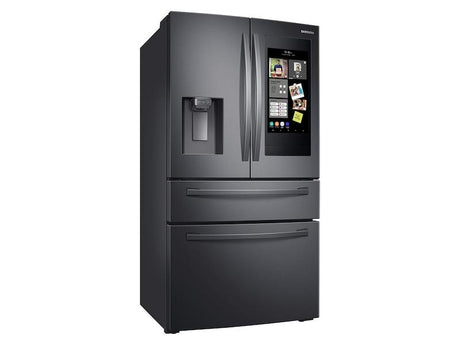 28 cu. ft. 4-Door French Door Refrigerator with 21.5" Touch Screen Family Hub™ in Black Stainless Steel