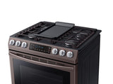 5.8 cu. ft. Slide-in Gas Range with Convection in Tuscan Stainless Steel