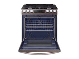 5.8 cu. ft. Slide-in Gas Range with Convection in Tuscan Stainless Steel