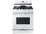 6.0 cu. ft. Smart Freestanding Gas Range with Integrated Griddle in White