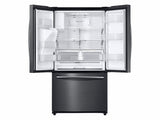 25 cu. ft. French Door Refrigerator with External Water & Ice Dispenser in Black Stainless Steel