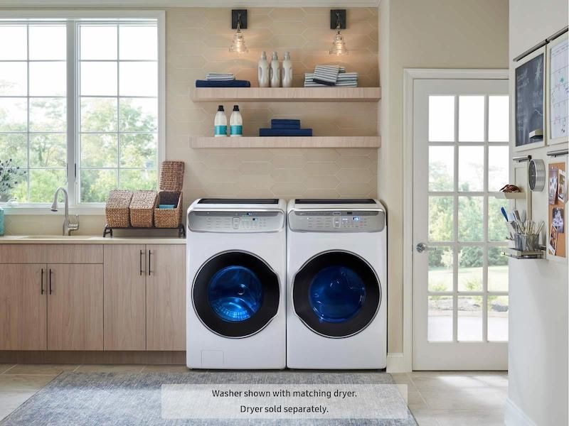 6.0 cu ft. Smart Washer with Flexwash in White