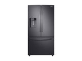 28 cu. ft. 3-Door French Door, Full Depth Refrigerator with Food Showcase in Black Stainless Steel