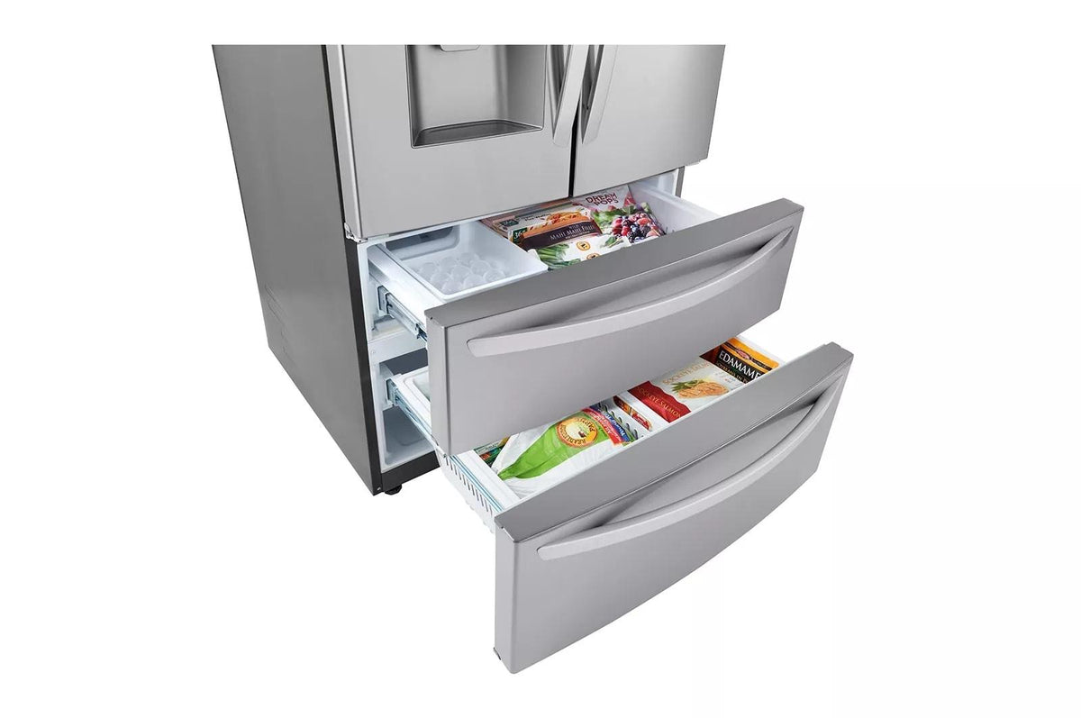 28 cu ft. Smart Double Freezer Refrigerator with Craft Ice™
