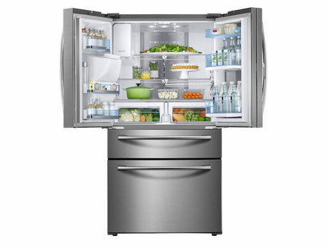 28 cu. ft. Food Showcase 4-Door French Door Refrigerator in Stainless Steel