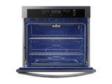 30" Single Wall Oven in Black Stainless Steel