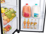 22 cu. ft. Counter Depth Side-by-Side Refrigerator in Black Stainless Steel